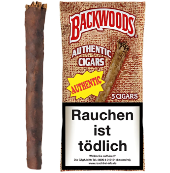 BACKWOODS - Authentic Cigars (5 Zigarren)